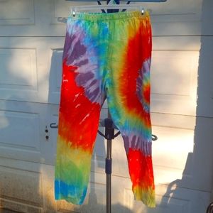 Ladies tye dyed light pants